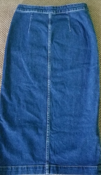 🔥Size2&10🔥Free People 6 button Denim Midi Skirt - Picture 6 of 7